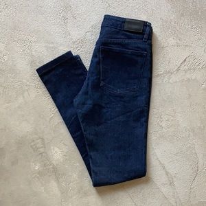 COURTSHOP. High Waist Dark Rinse Jeans.